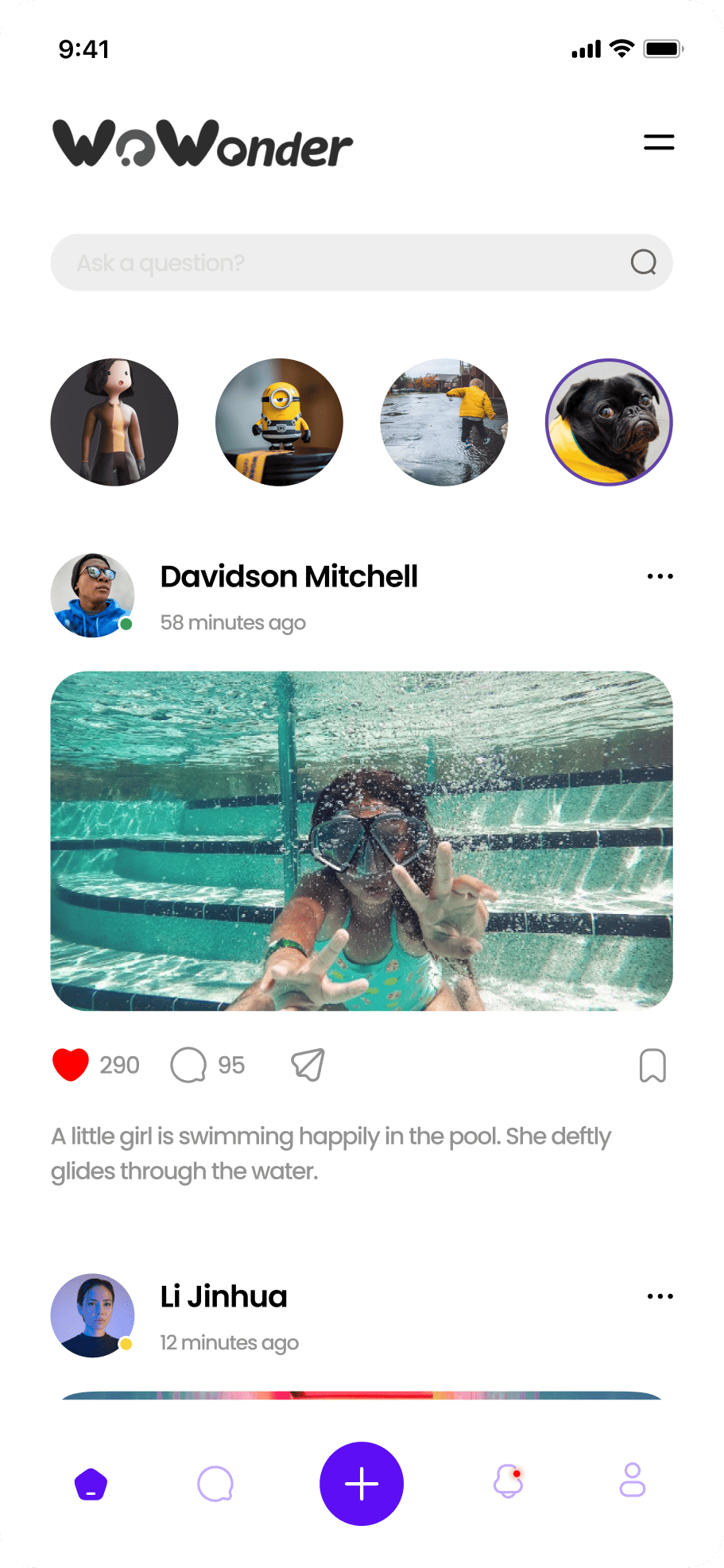 Social fashion feed
